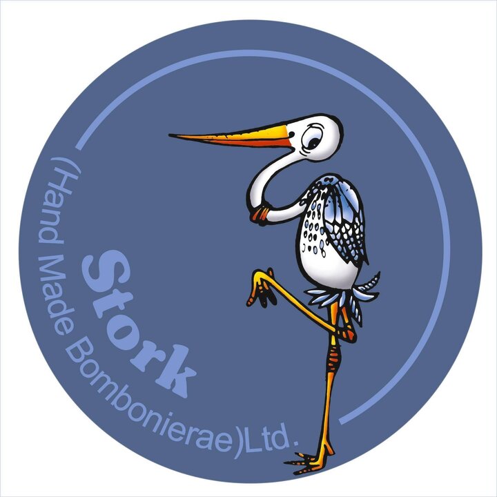 Stork Hand made Bombonierae
