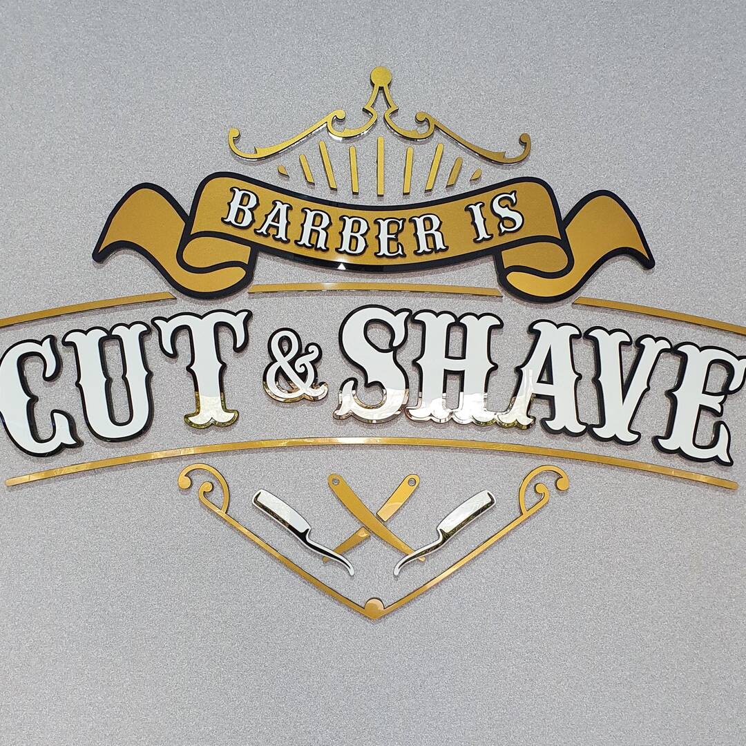 Barber Is Cut & Shave